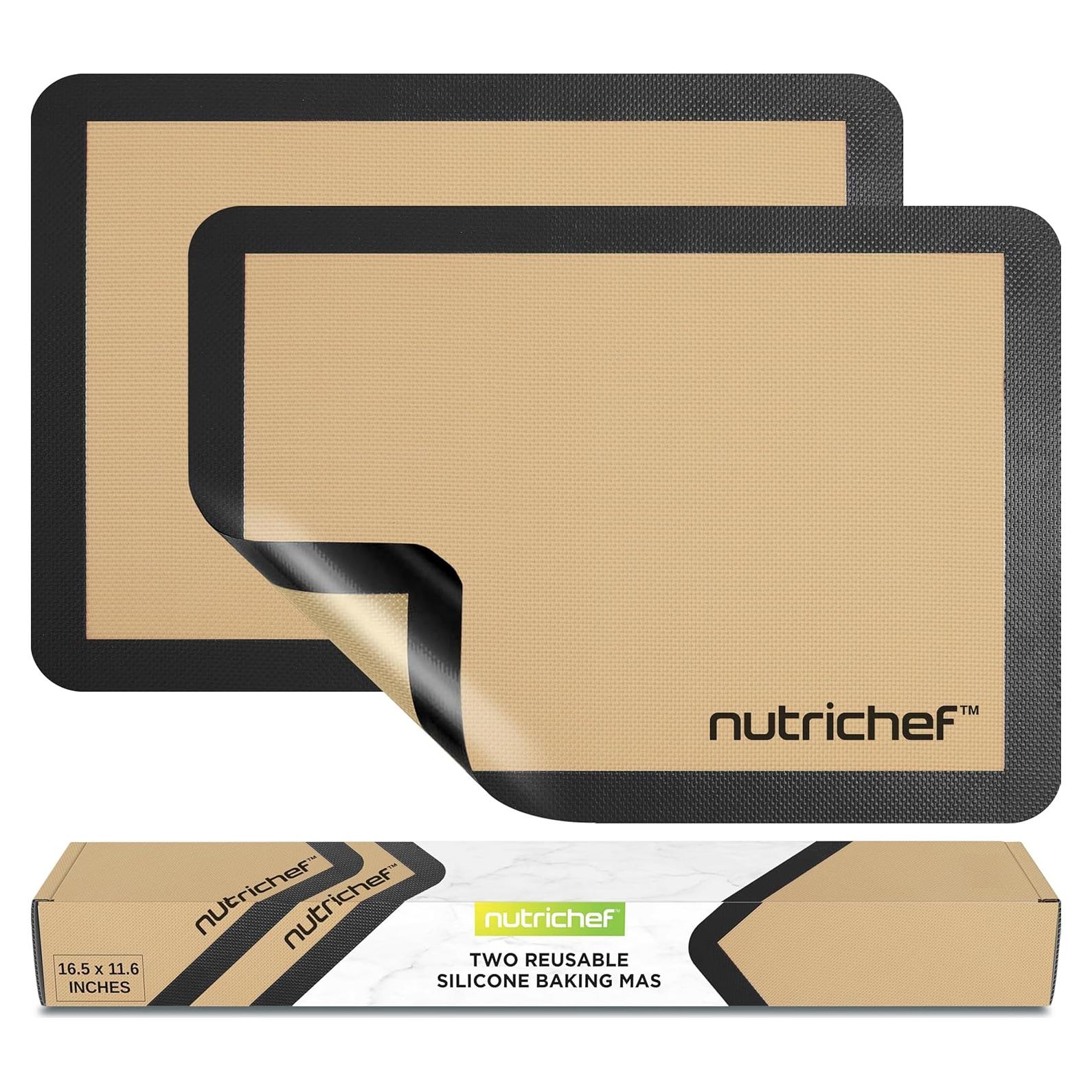 Tapetes de Silicona NutriChef - 2 Reutilizables 42x29.5cm