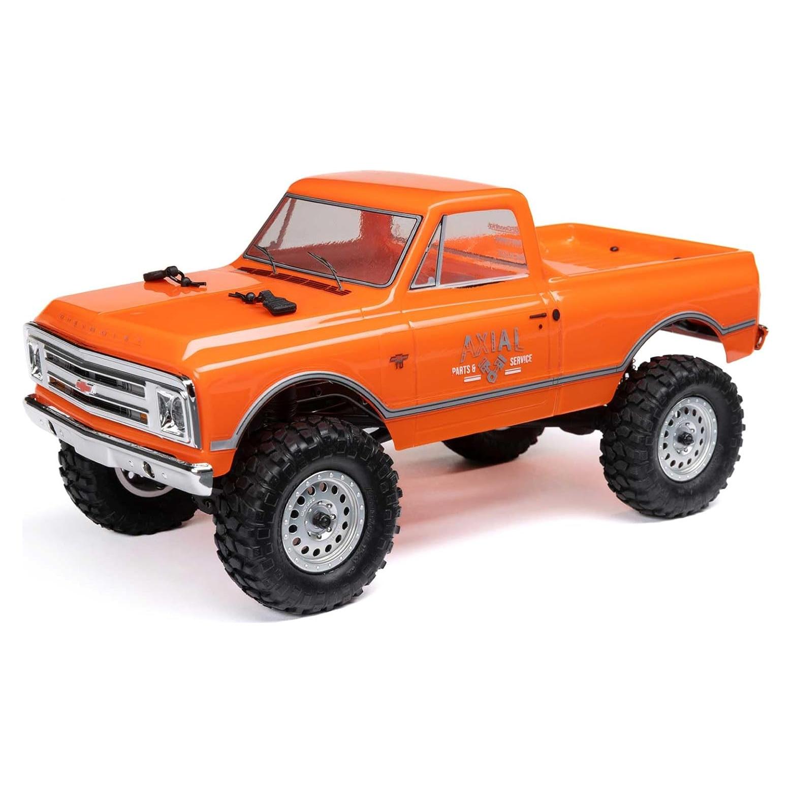 Camión RC Axial SCX24 Chevrolet C10 1967 4WD Naranja