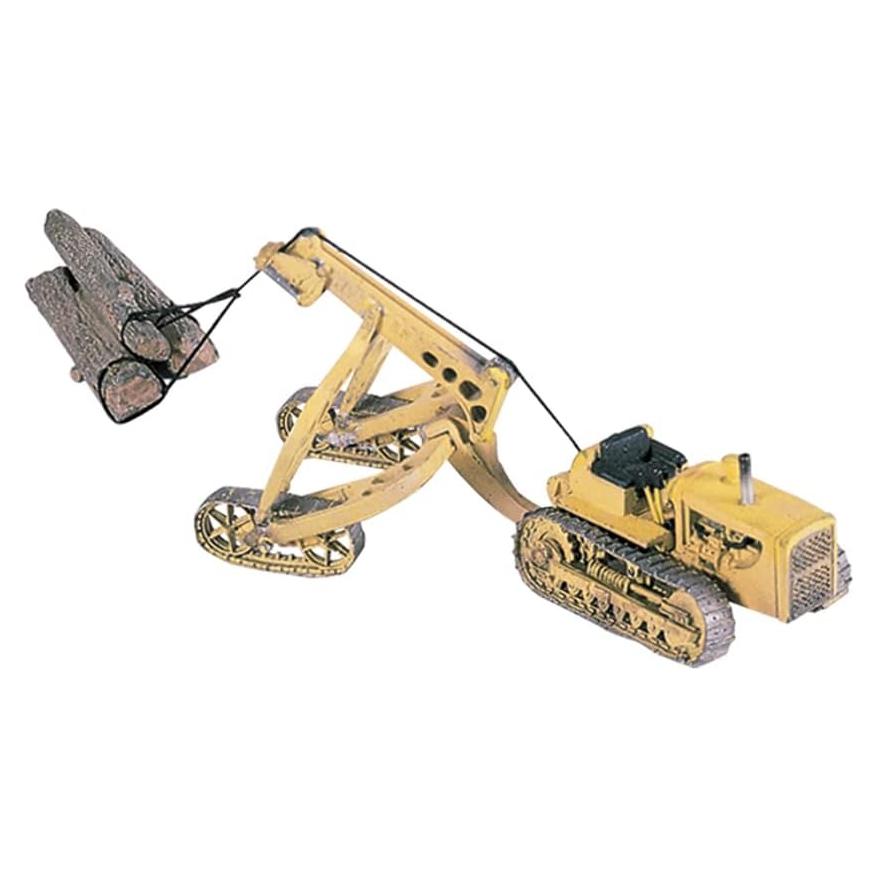 Tractor HO Woodland Scenics D246 con Cruiser de Madera