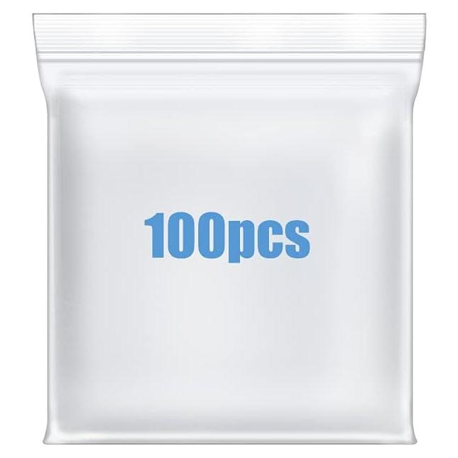 Bolsas de Plástico Reutilizables Macoota 1x1" 100 PCS Gruesas