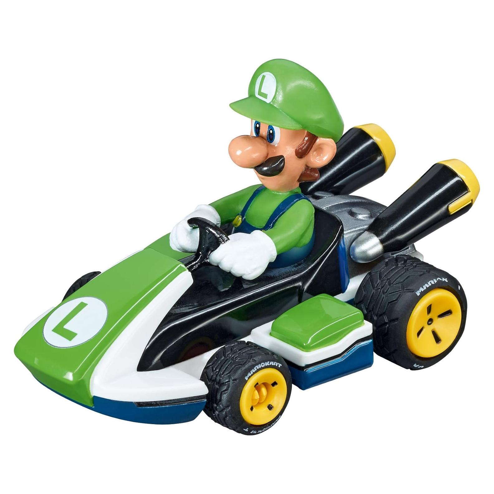 Coche Slot Carrera GO!!! Nintendo Mario Kart 8 - Luigi 1:43