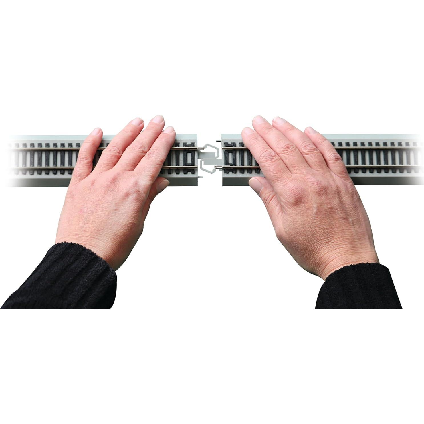 Riel Recto E-Z Track Bachmann 3" Plata Níquel Escala HO