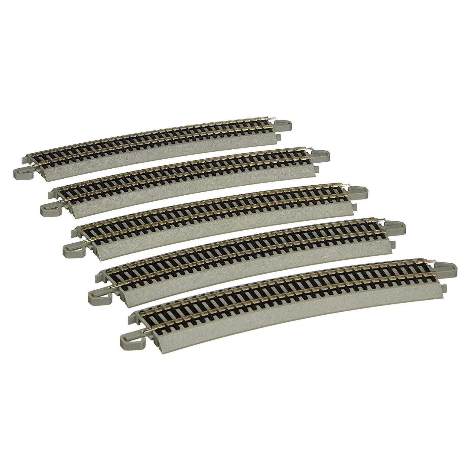 Pista Curvada E-Z Track Bachmann 66 cm Riel Níquel Escala HO