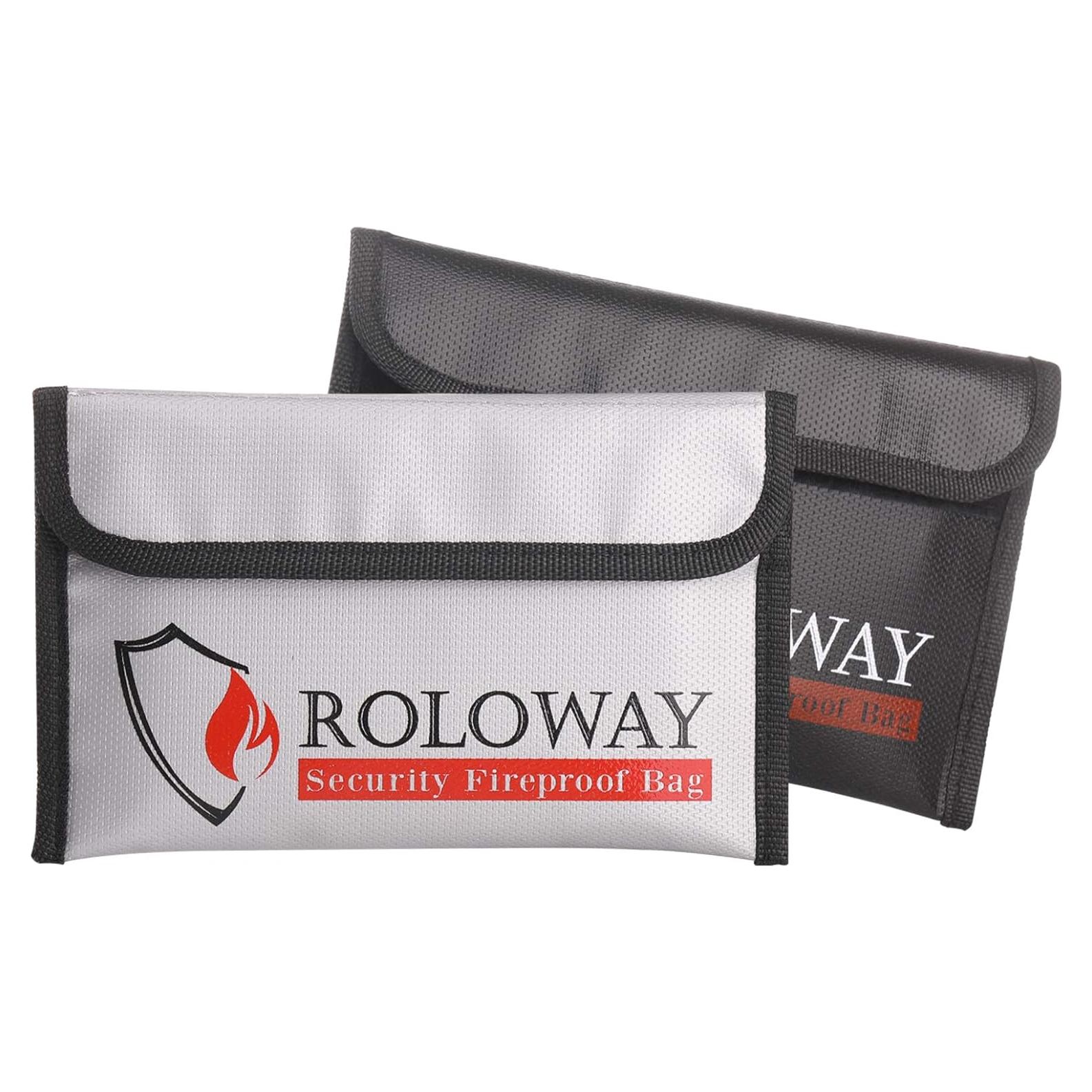 Bolsa a Prueba de Fuego ROLOWAY 20x12 cm 2-Pack