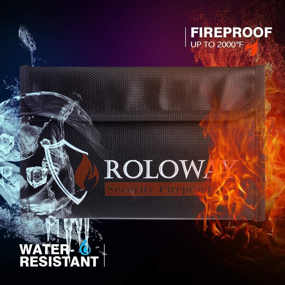 Bolsa a Prueba de Fuego ROLOWAY 20x12 cm 2-Pack