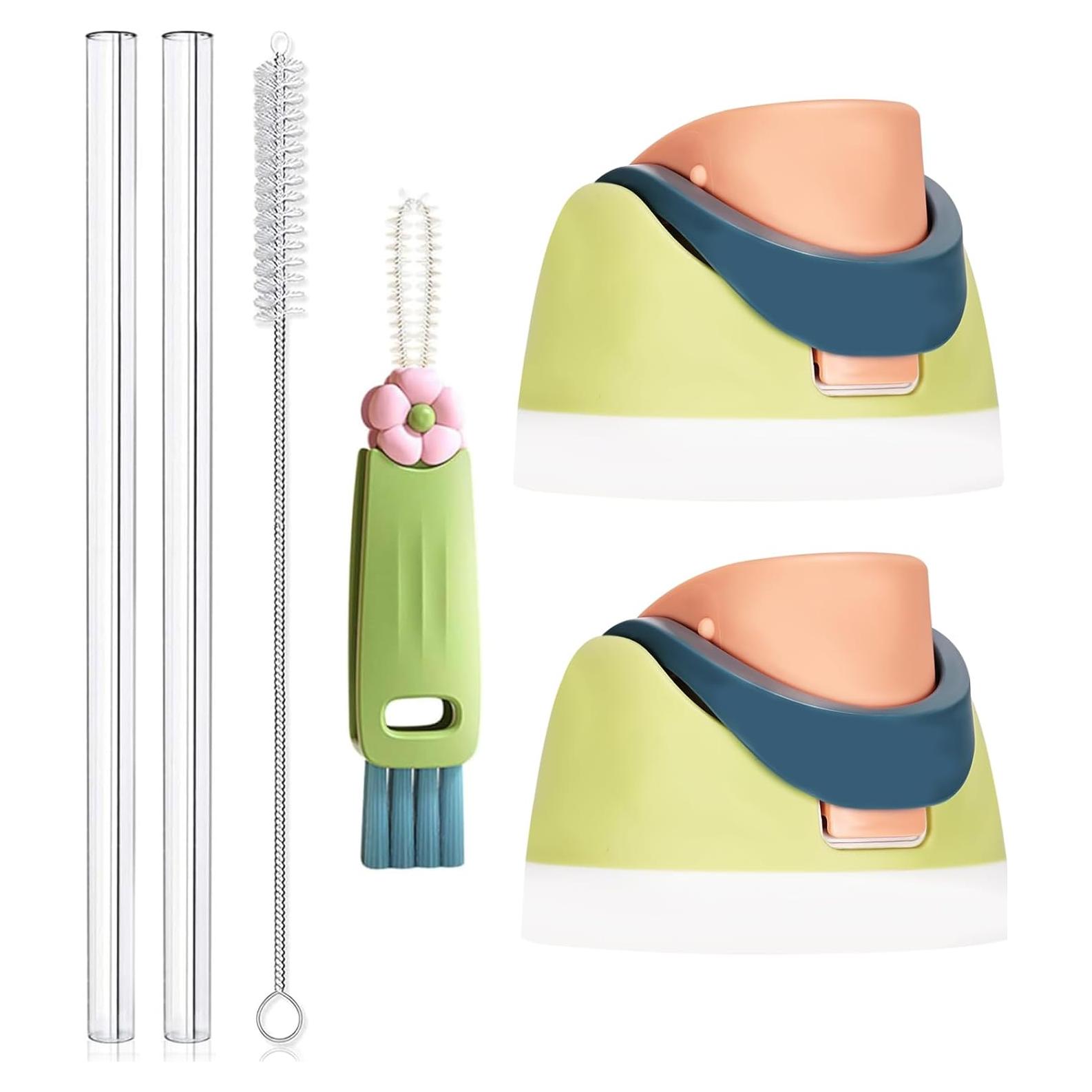 Paquete de 2 tapas de repuesto Owala Freesip + accesorios