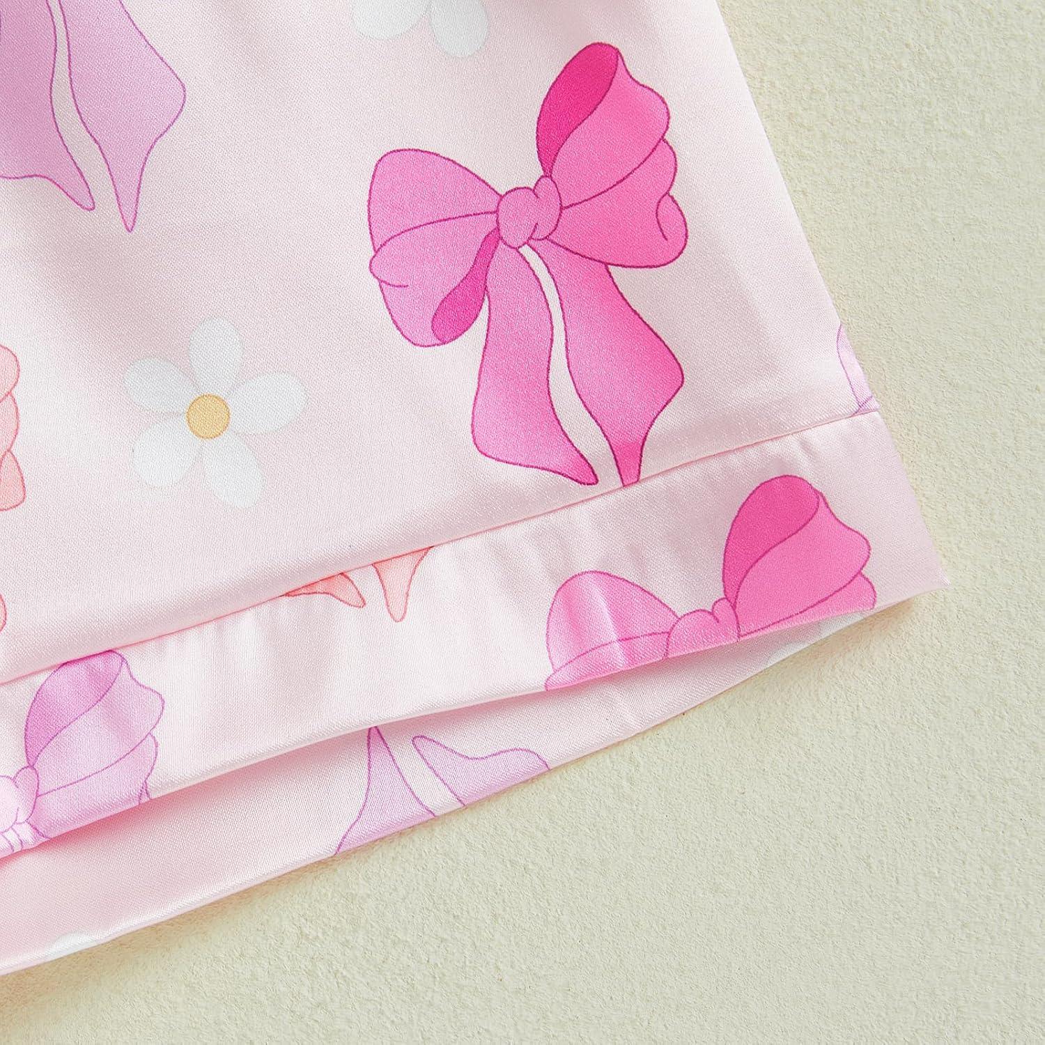 Conjunto de Pijamas de Satén para Niña Kuriozud 2 Piezas