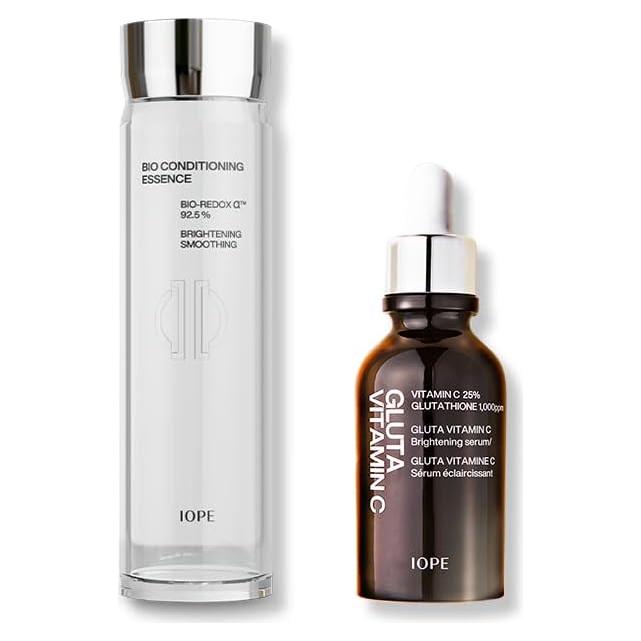 Esencia Bio-Condicionadora IOPE + Suero Iluminador Vitamina C