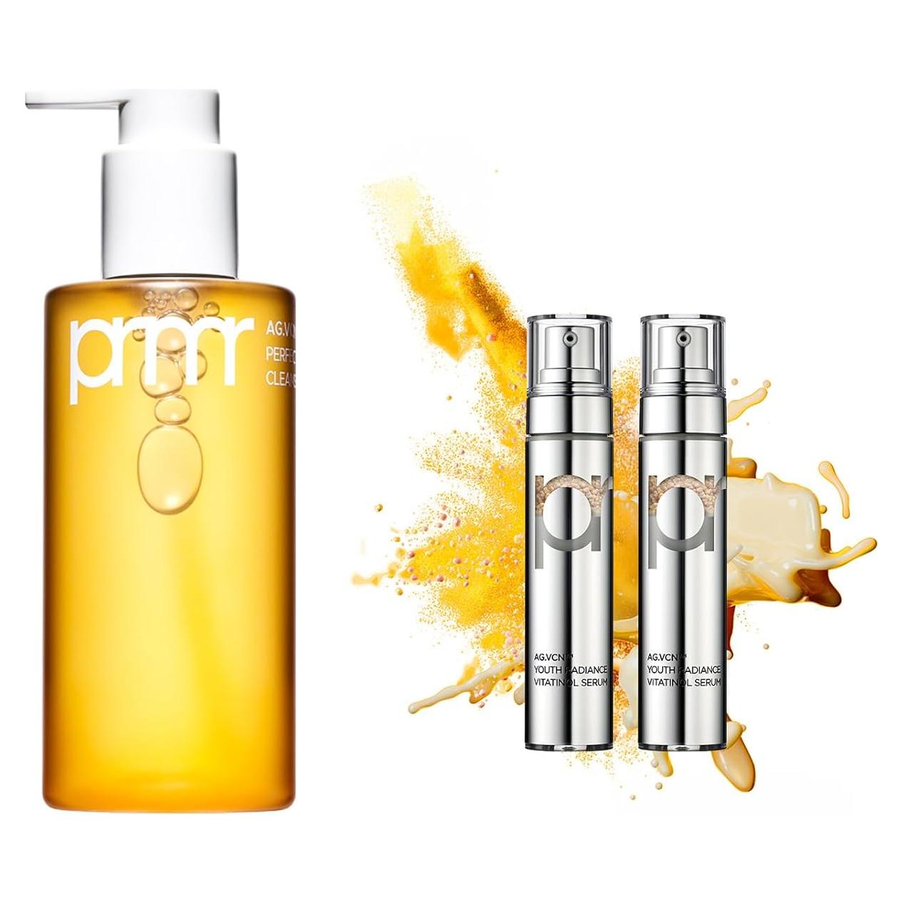 Suero Vitatinol Radiancia Juvenil PRIMER 2EA + Limpiador Aceite a Espuma
