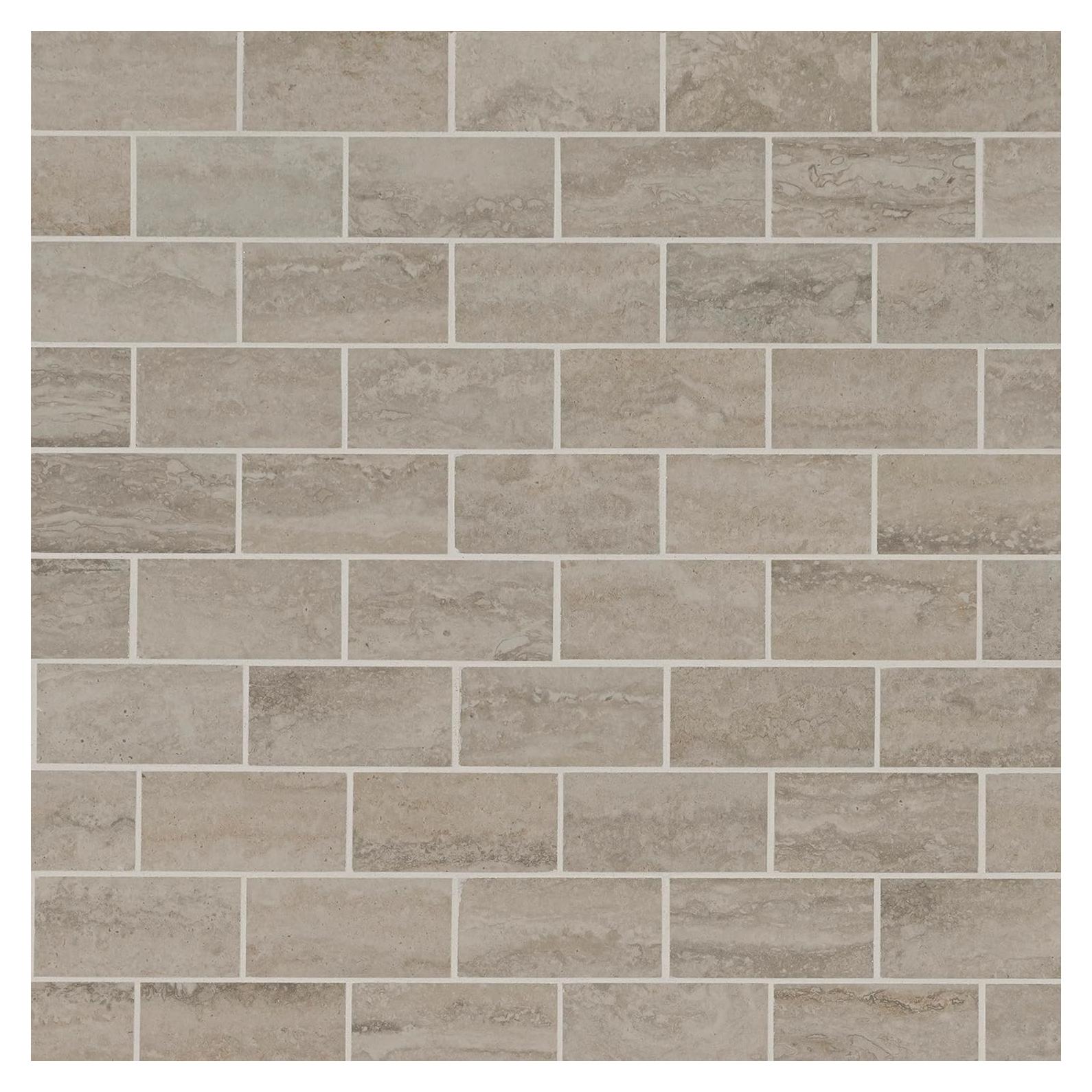 Azulejo de Porcelana Pulido MSI Veneto 10.16 cm Blanco