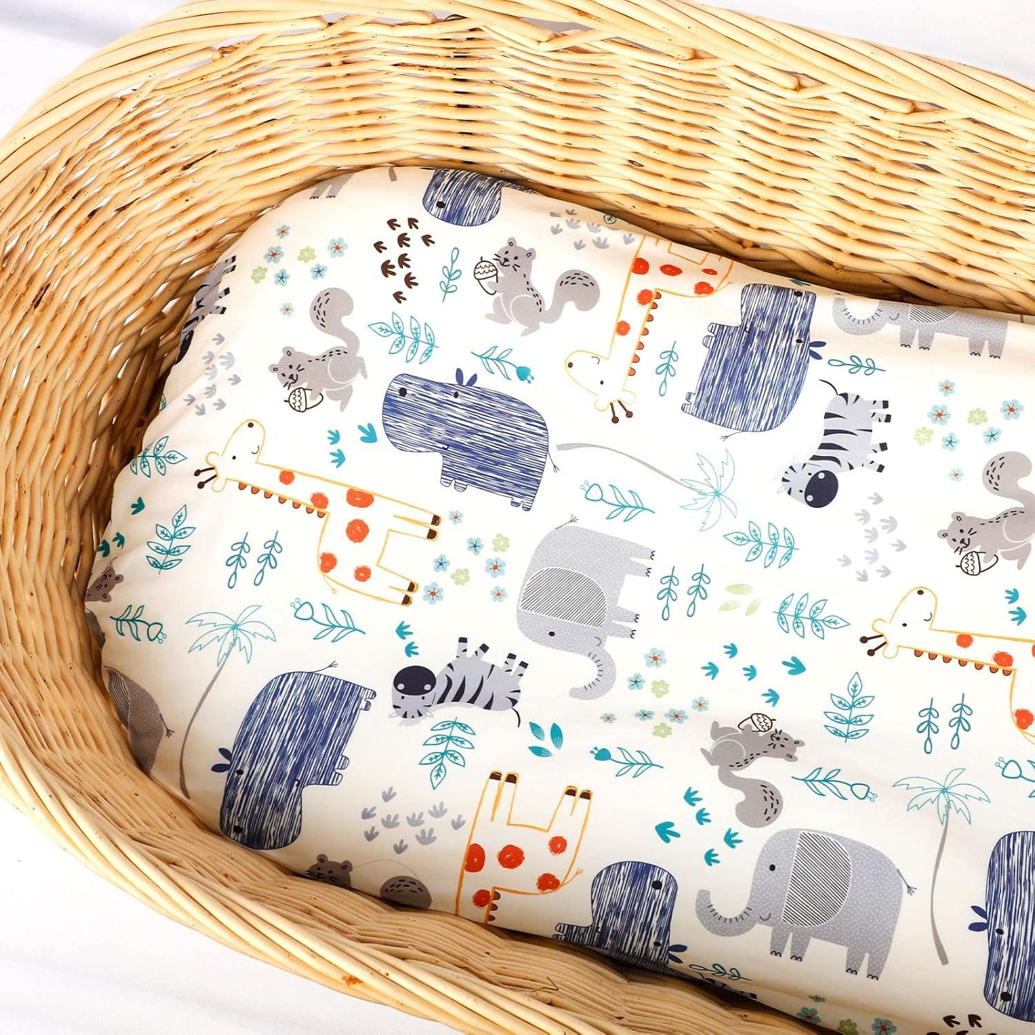 Funda de Lounger para Bebés Hooyax Algodón Muslín Animal