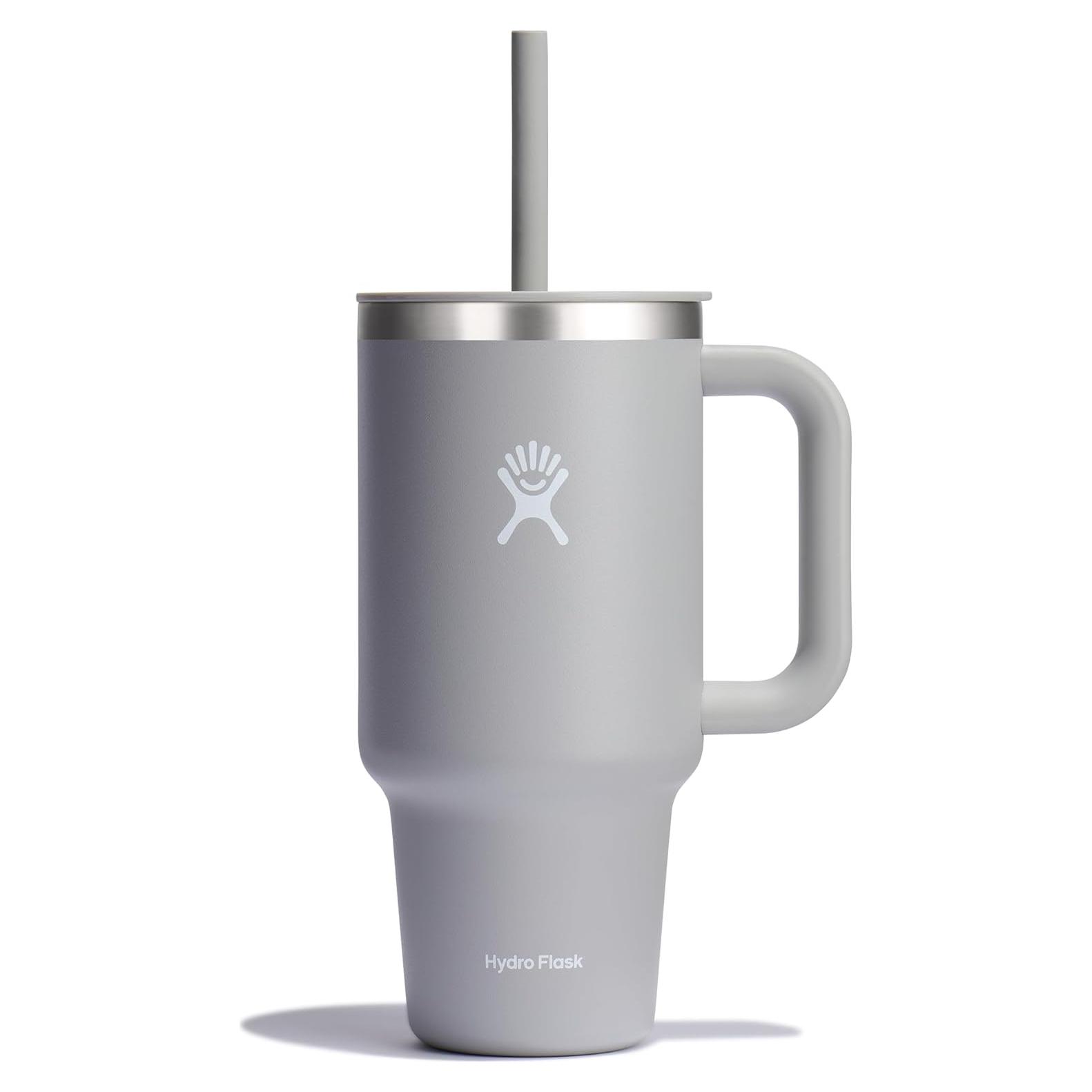 Taza de Viaje Hydro Flask 32 Oz Aislada con Asa y Popote Abeto