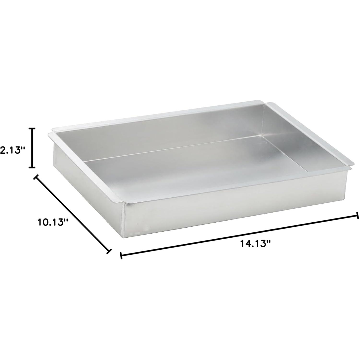 Molde Rectangular para Pasteles Winco 22.86x33.02 cm Aluminio