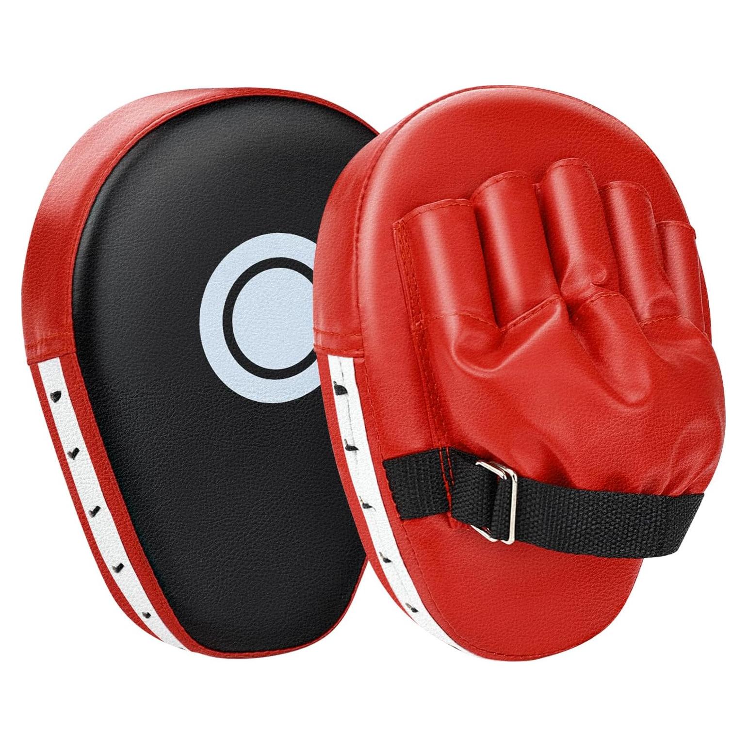 Mitones Curvados de Boxeo YORWHIN - Entrenamiento Unisex Rojo