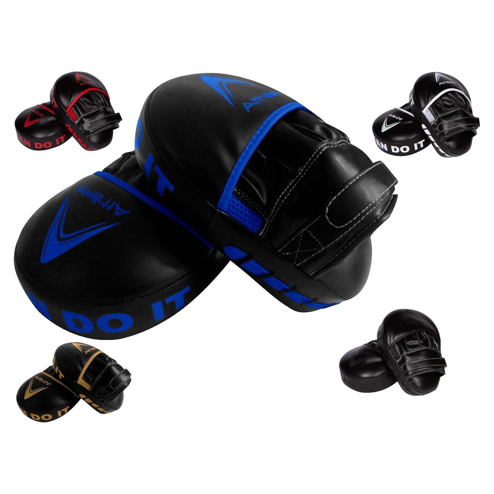 Mitones de Boxeo Athllete con Acolchado Espuma - Negro/Azul