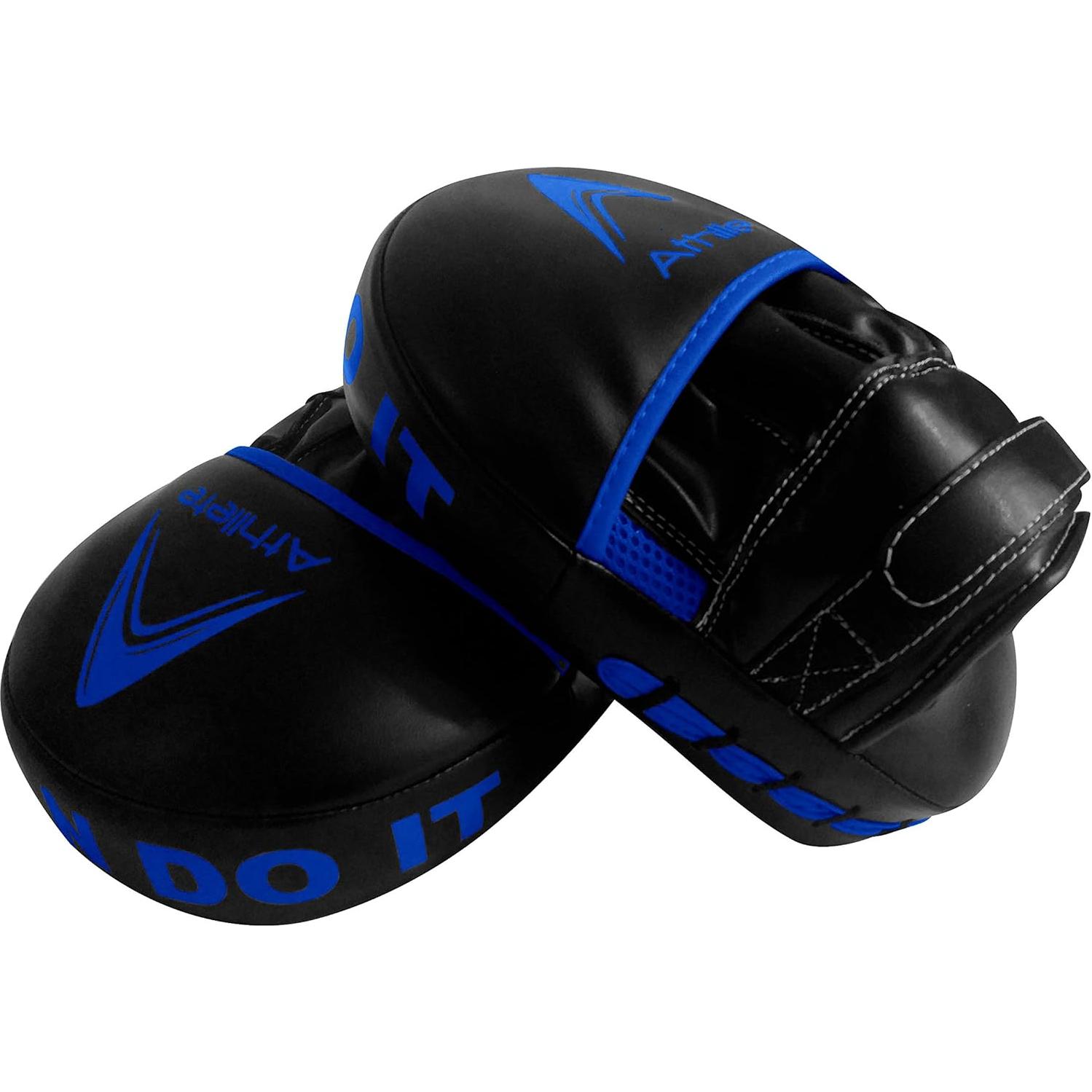 Mitones de Boxeo Athllete con Acolchado Espuma - Negro/Azul
