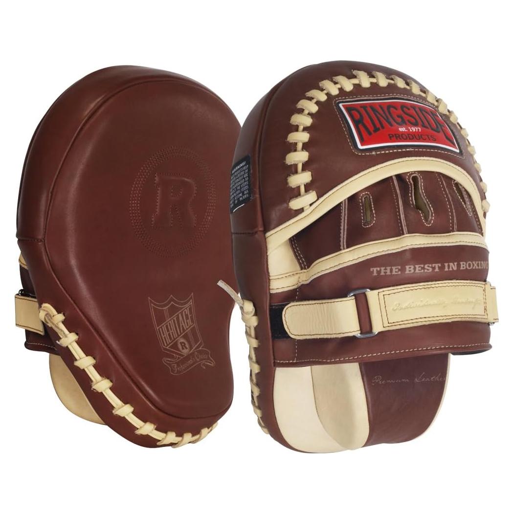 Guantes de Boxeo Ringside Heritage Panther 15 oz Cuero Marrón