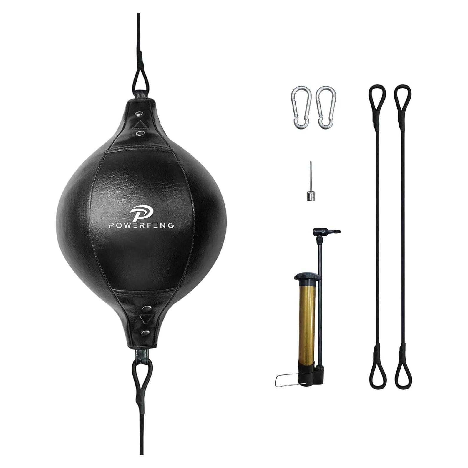 Bolsa de Boxeo de Velocidad Doble Cabeza Powerfeng PVC