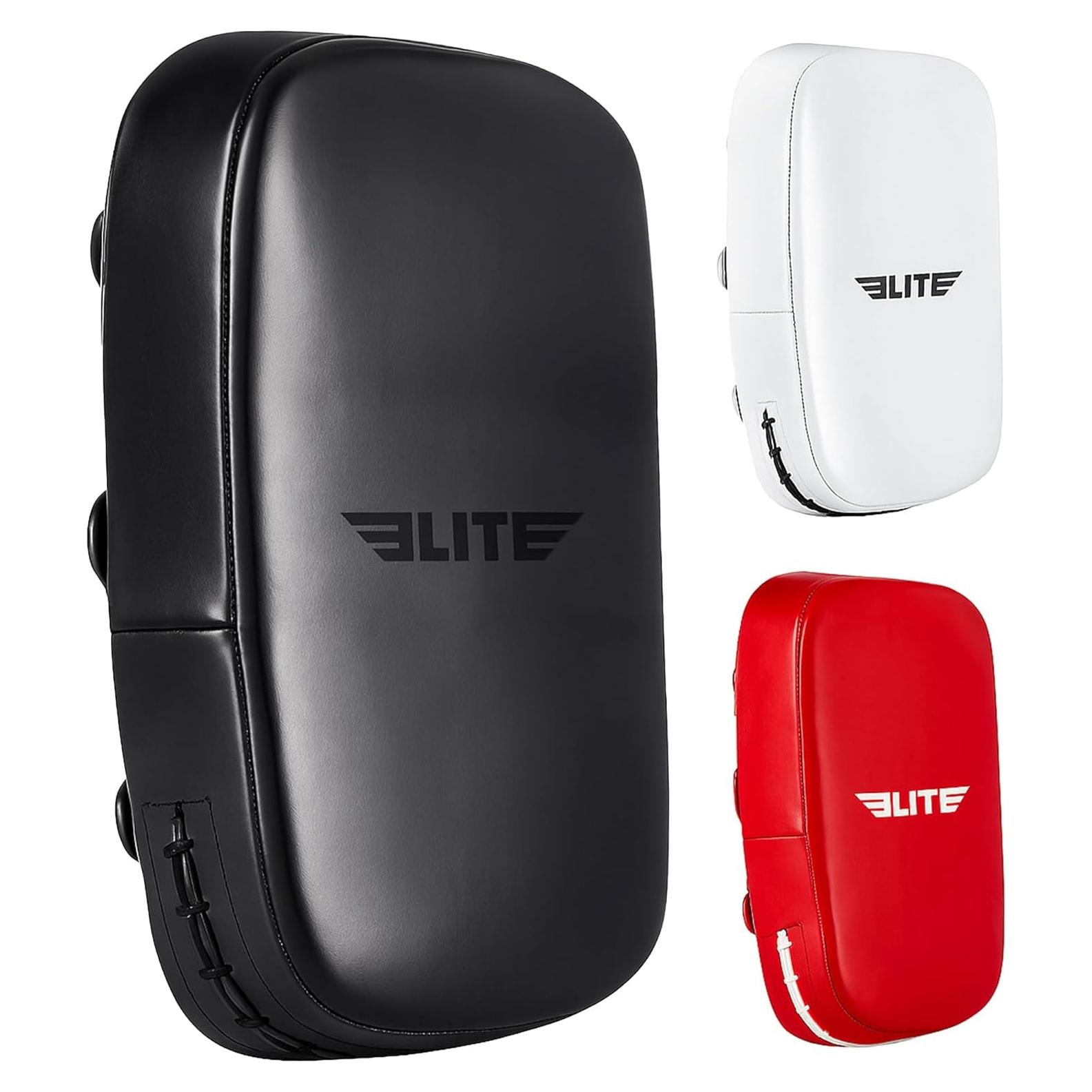 Almohadilla de Patadas Muay Thai Elite Sports - Negro Sólido