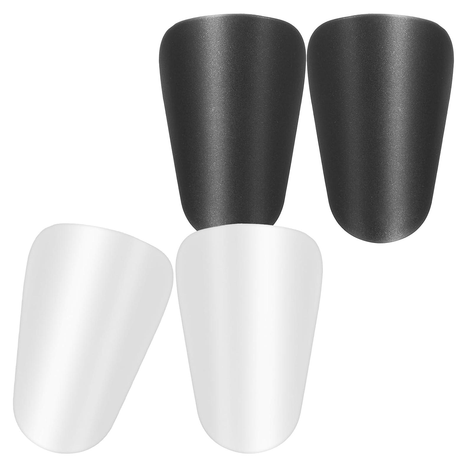 Espinilleras de Fútbol Ymapinc Ultra Livianas Negro y Blanco