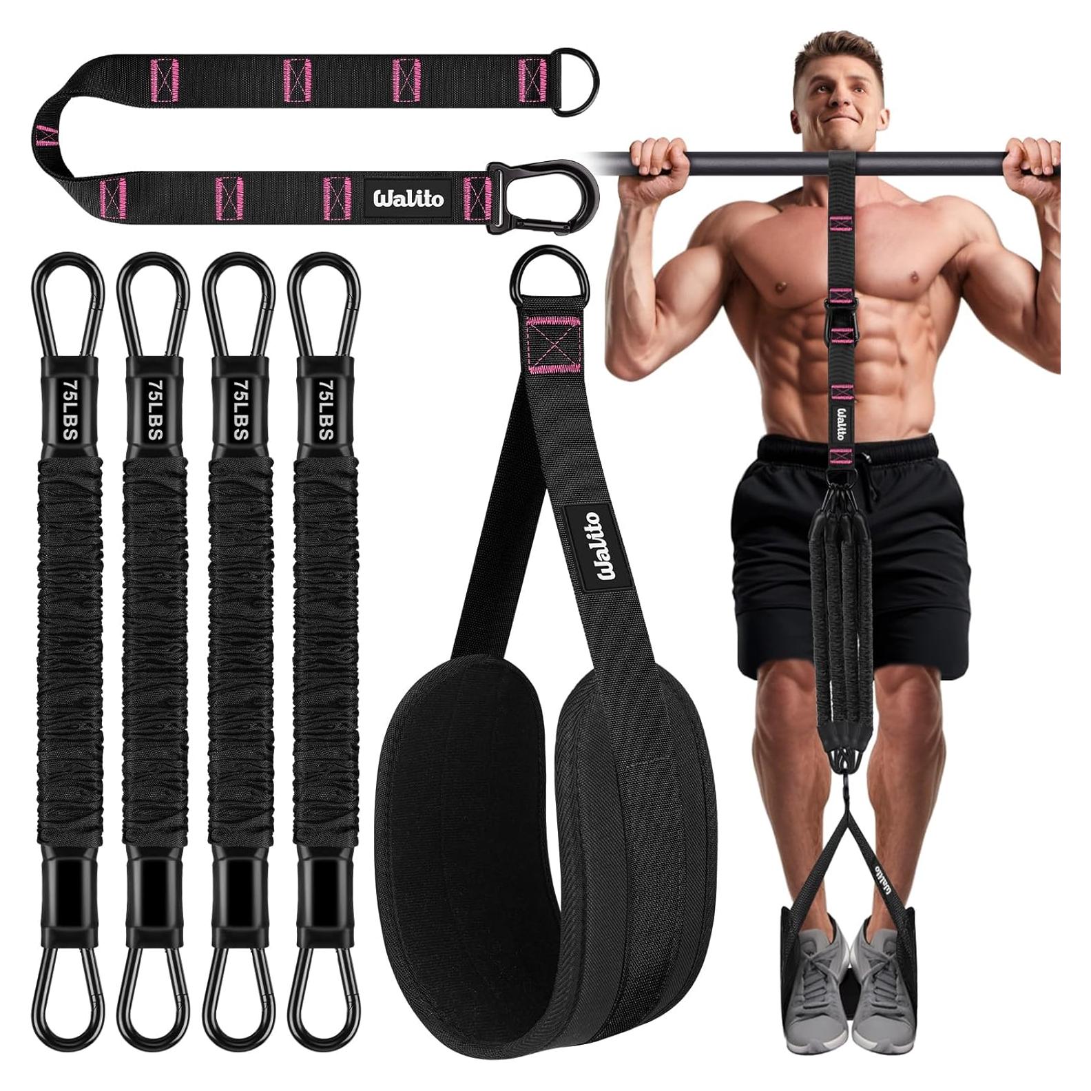 Bandas de Asistencia para Dominadas WALITO - Alta Resistencia 75-300lbs