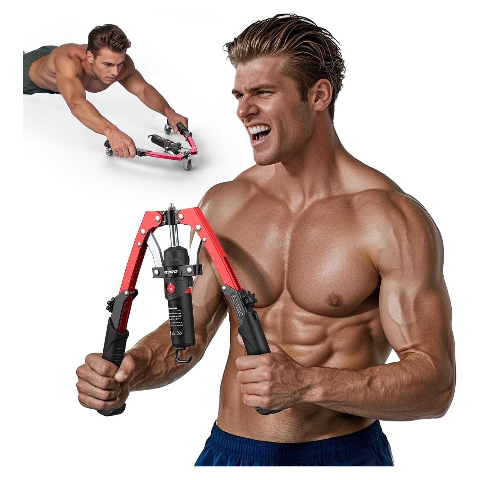 Entrenador de Pecho y Brazo FLYBIRD 2-en-1 Hidráulico 10-200 kg