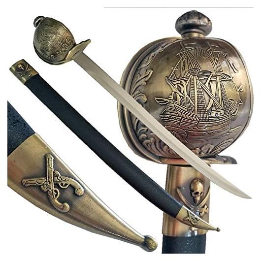 Espada Sable Pirata Ace Martial Arts 81 cm Acero Inoxidable