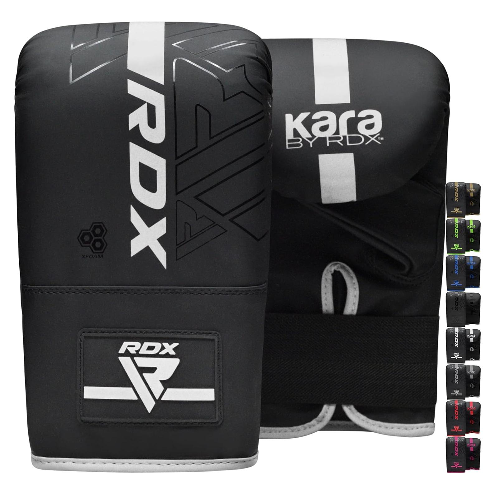 Guantes de Boxeo RDX-BMR-F6MW, Cuero Maya, Medianos, Unisex
