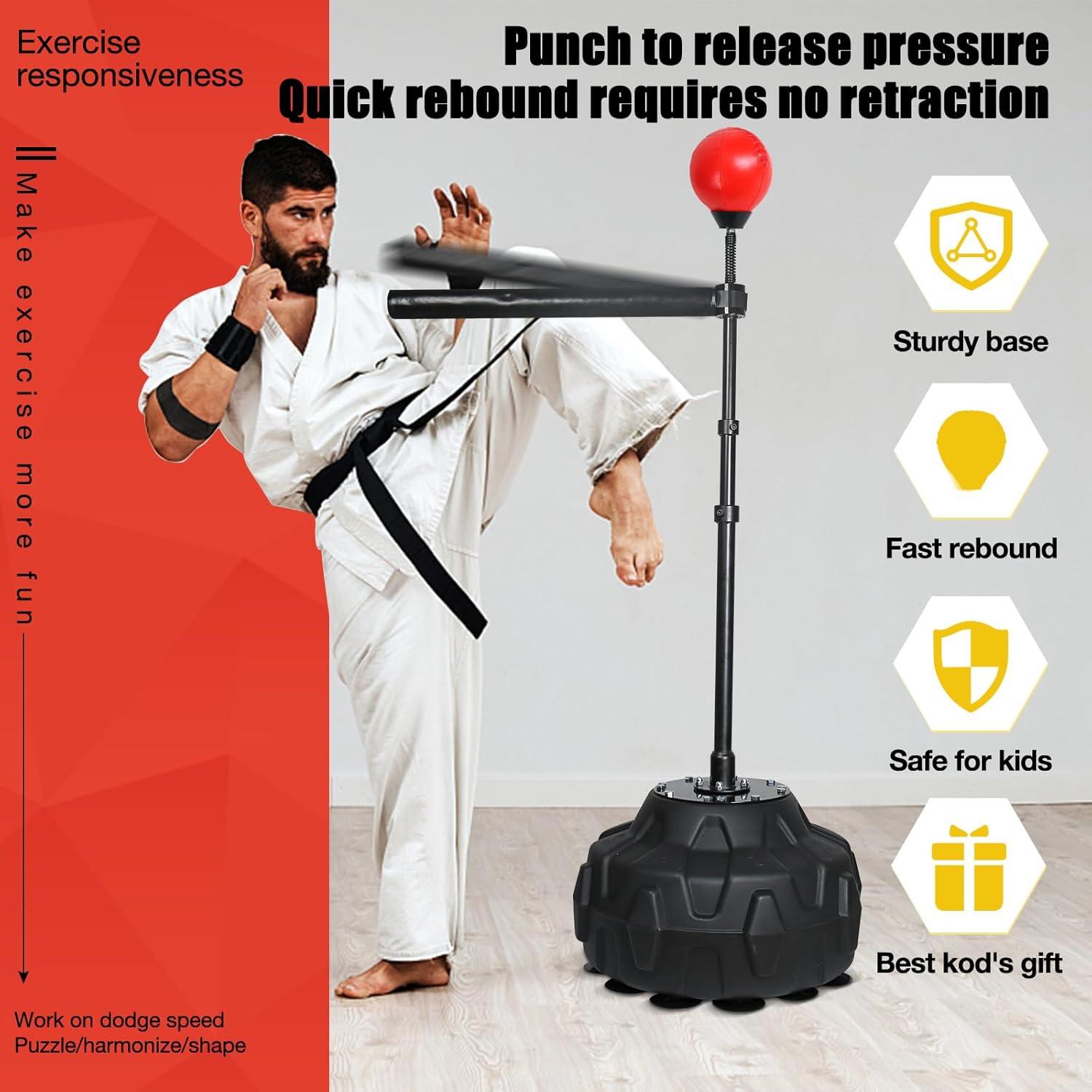 Bolsa de Boxeo Refleja INNOLIFE TM-0076 Ajustable 114-203 cm