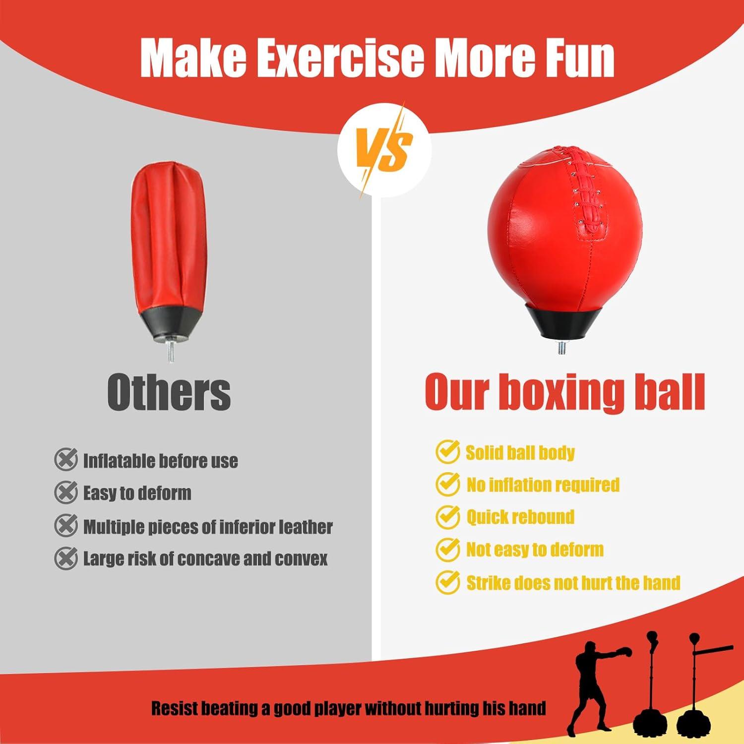 Bolsa de Boxeo Refleja INNOLIFE TM-0076 Ajustable 114-203 cm