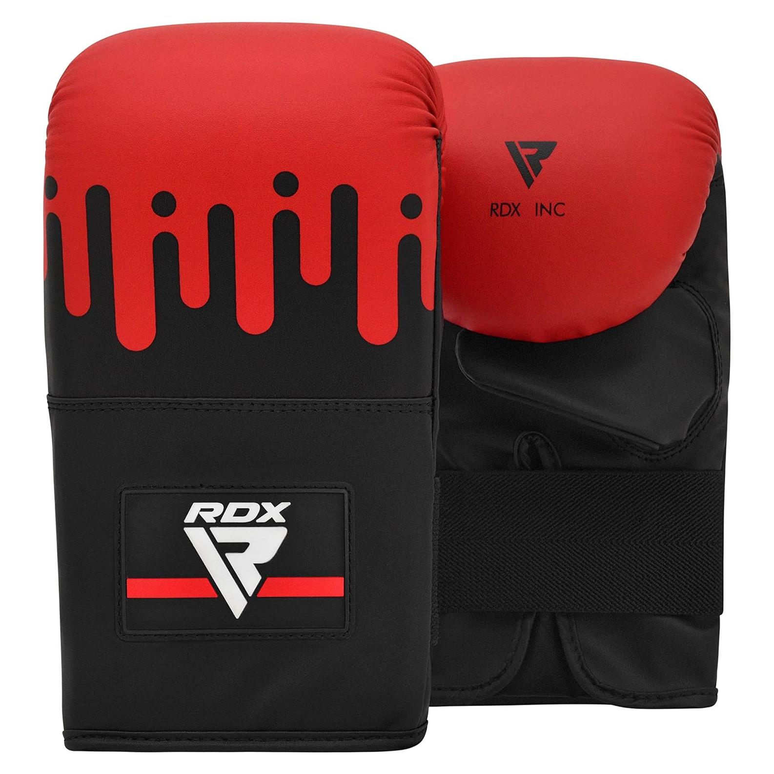 Guantes de Boxeo RDX 16 oz de Cuero Maya Hide Rojo