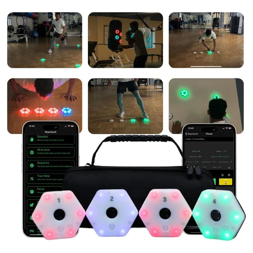 Kit de Entrenamiento de Reacción Applied Vision - 4 Pods LED