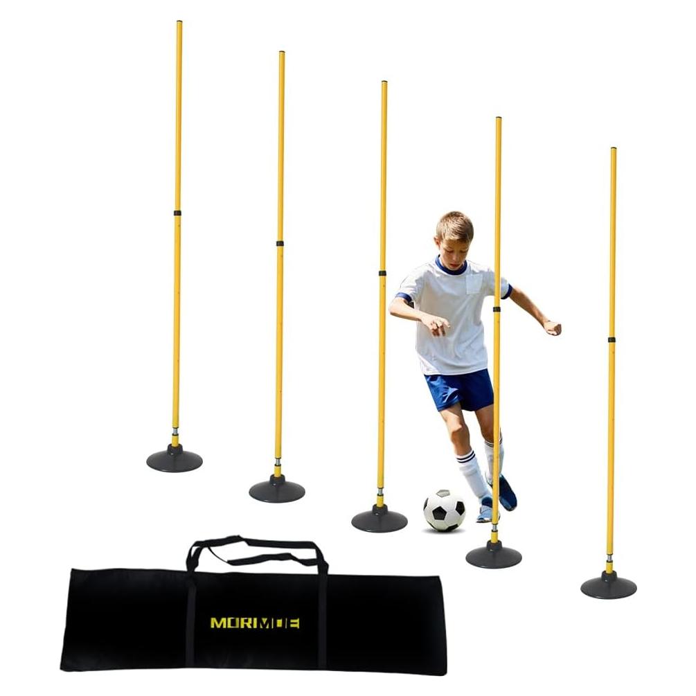 Postes de Entrenamiento de Agilidad Morimoe AP-413 Ajustables