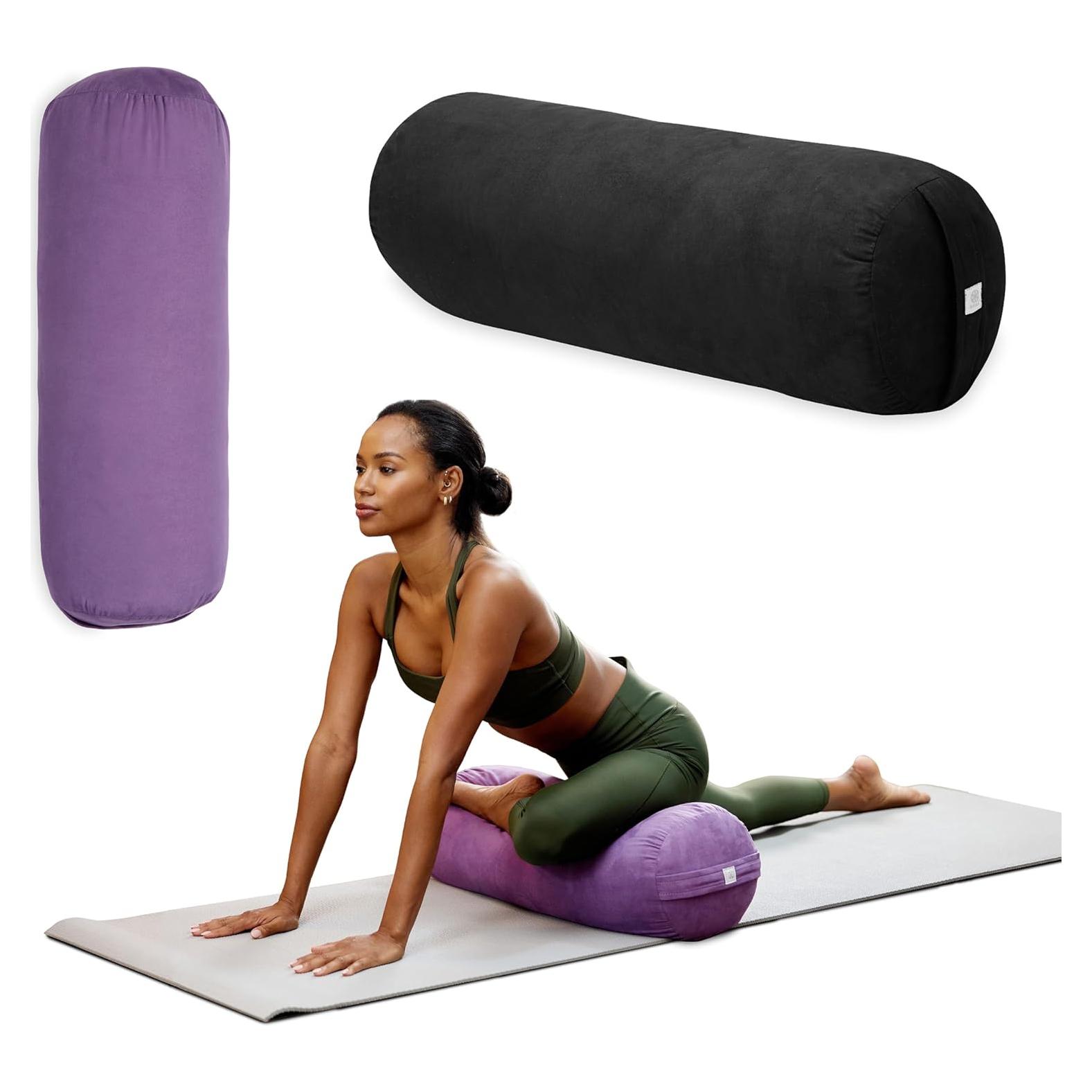 Cojín Redondo para Yoga Gaiam Negro - Soporte y Meditación