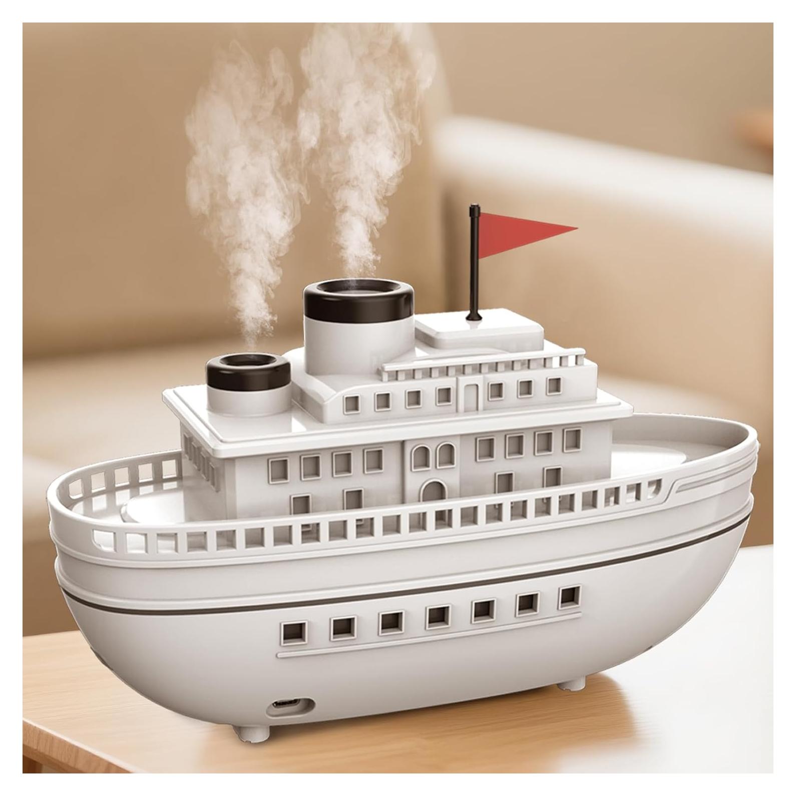 Difusor de Aromaterapia Difusoramor Barco 300ml Blanco