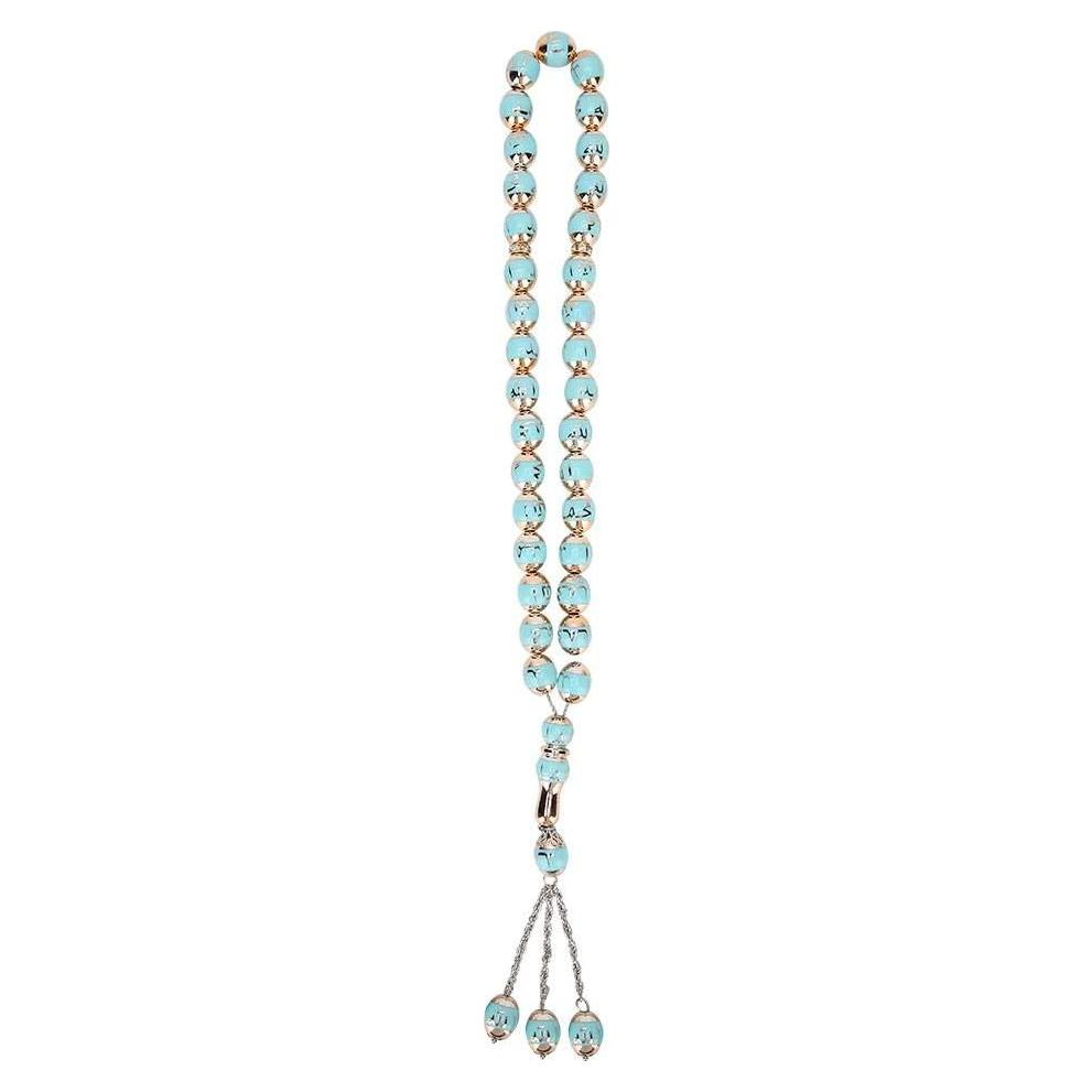 Cuentas de Oración Musulmana Garosa - Tasbih Azul 49g