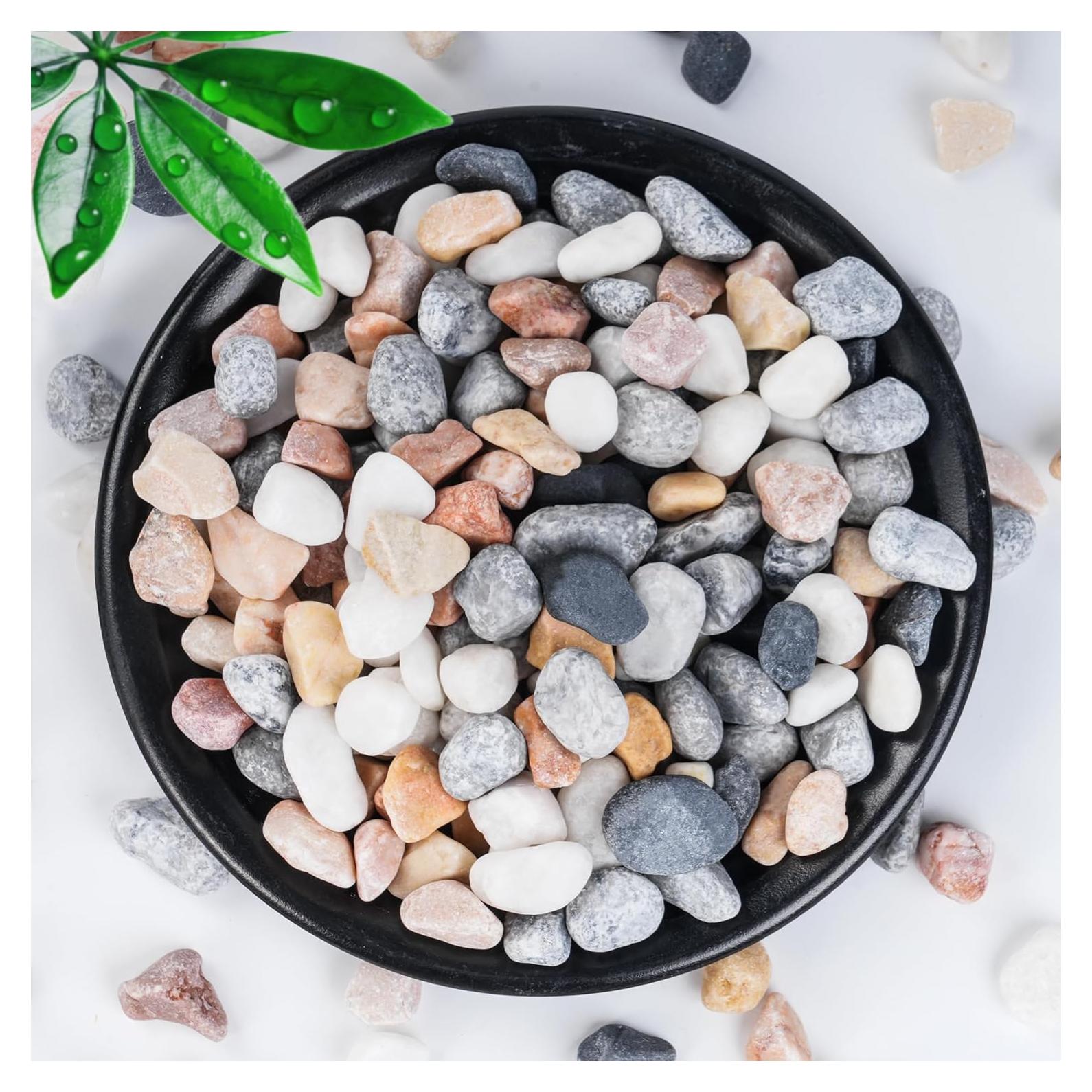 Grava Mixta Natural SIDONG 4.54 KG para Jardín y Acuarios