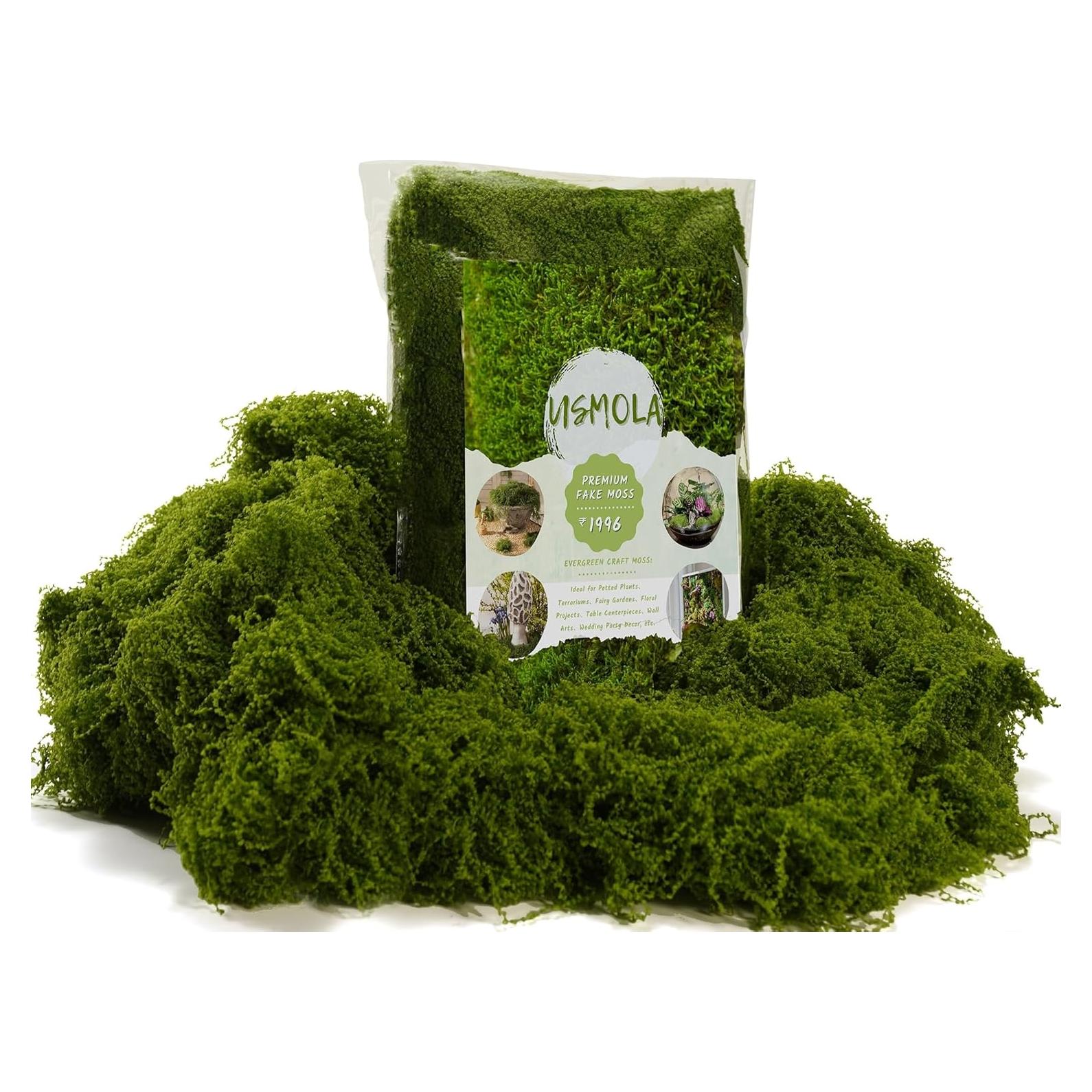 Musgo Falso USMOLA 100g Verde Natural para Decoración