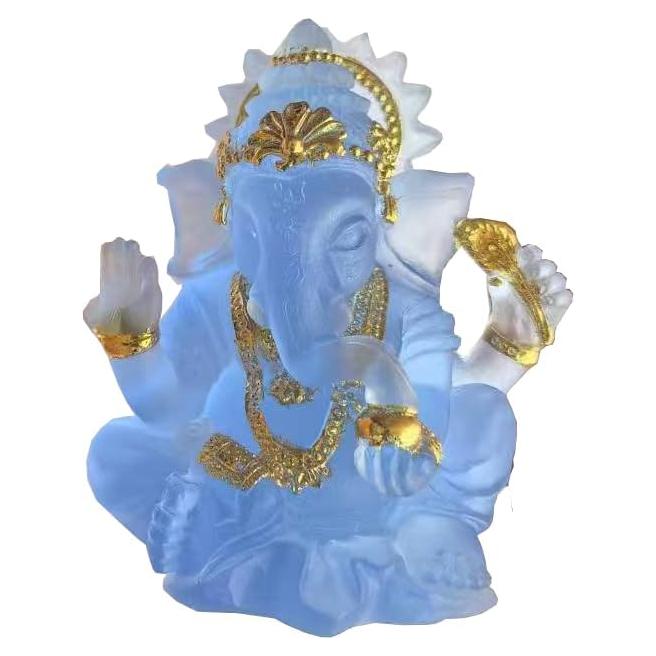Estatua de Ganesha Azul 7.99 cm - Decoración Hindú