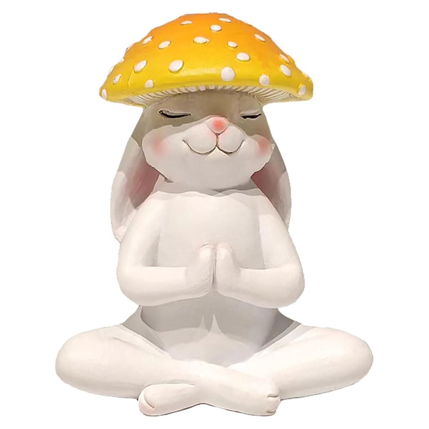 Estatua de Jardín Rana de Yoga Meditativa LSBDJDL 12.4cm