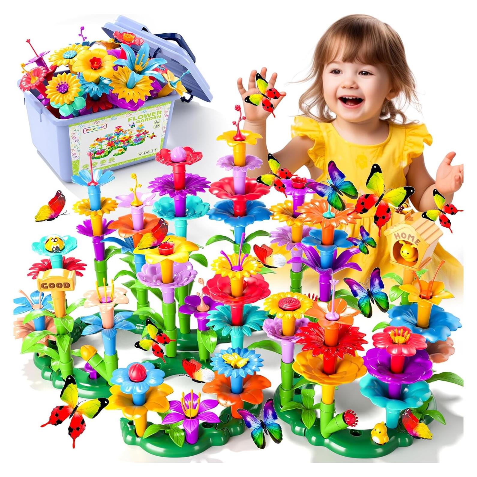 Set de Juguetes de Construcción de Jardín Doloowee 184 Piezas