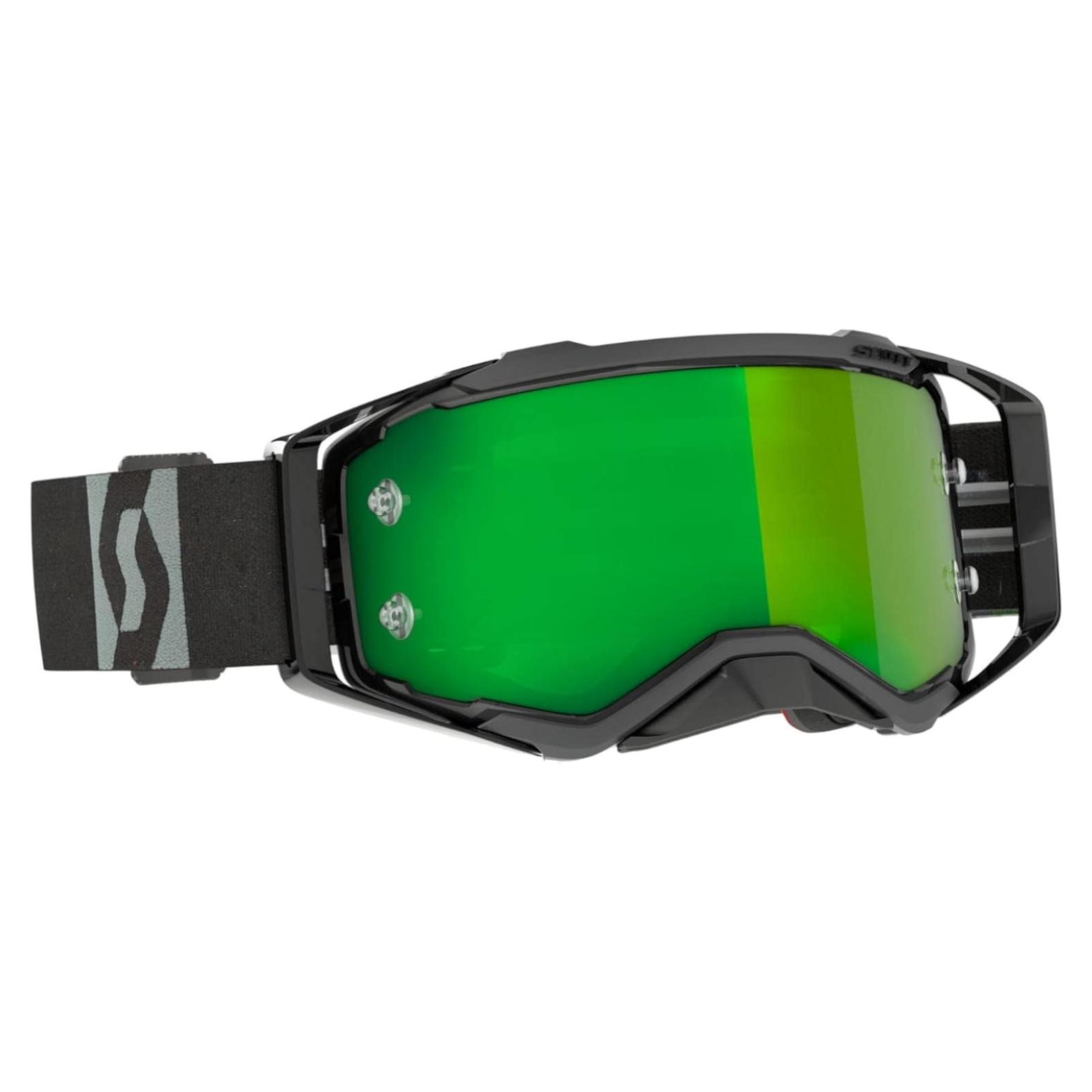 Gafas de Motocross SCOTT Prospect Negro/Gris Lente Verde