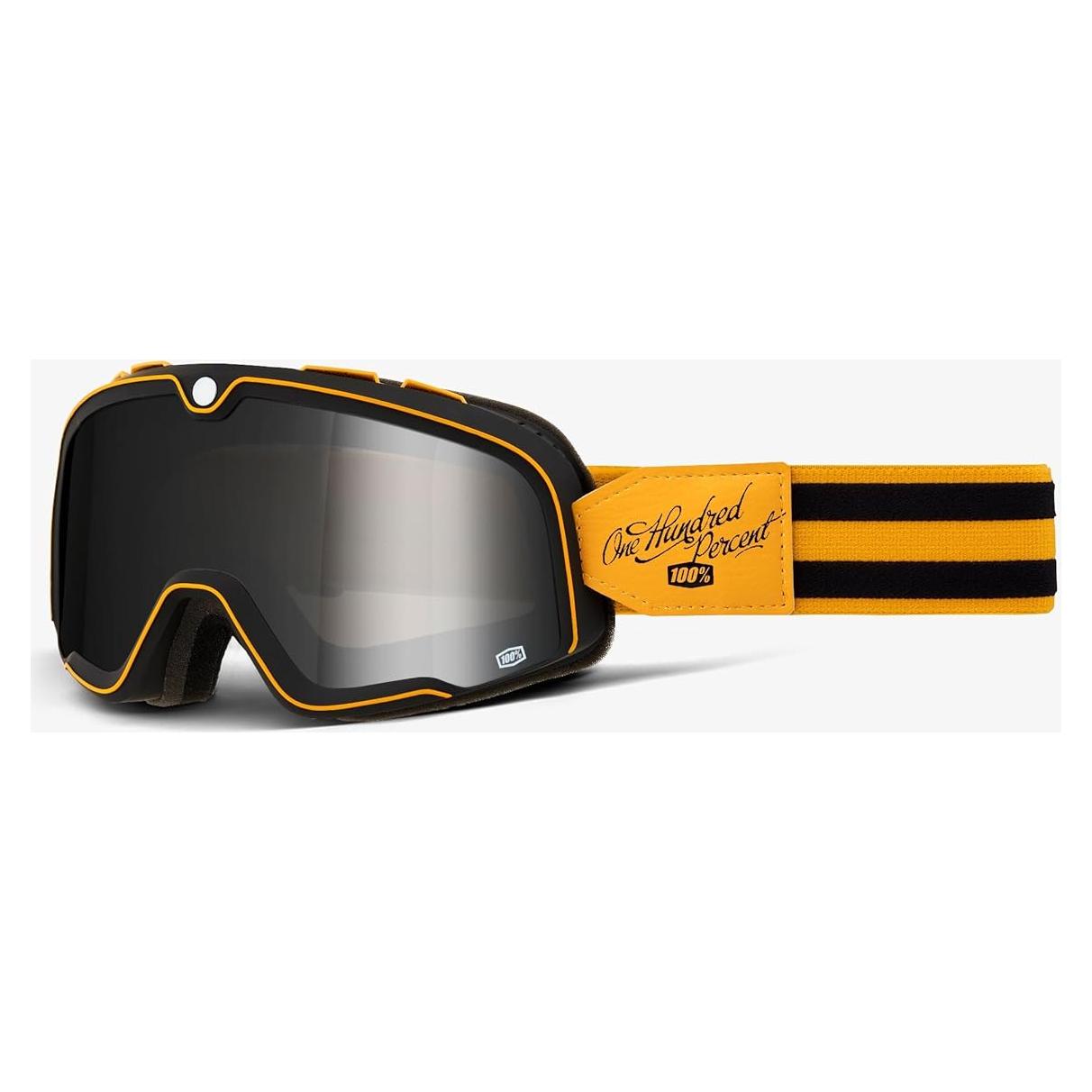Gafas Offroad 100% Barstow Classic MX Lente Espejo Plateado