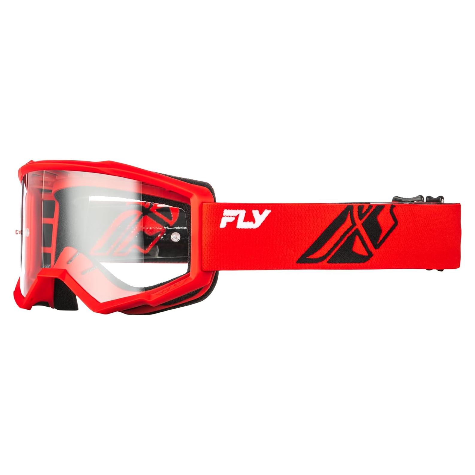 Gafas de Motocross Fly Racing Focus Adulto Rojo/Negro