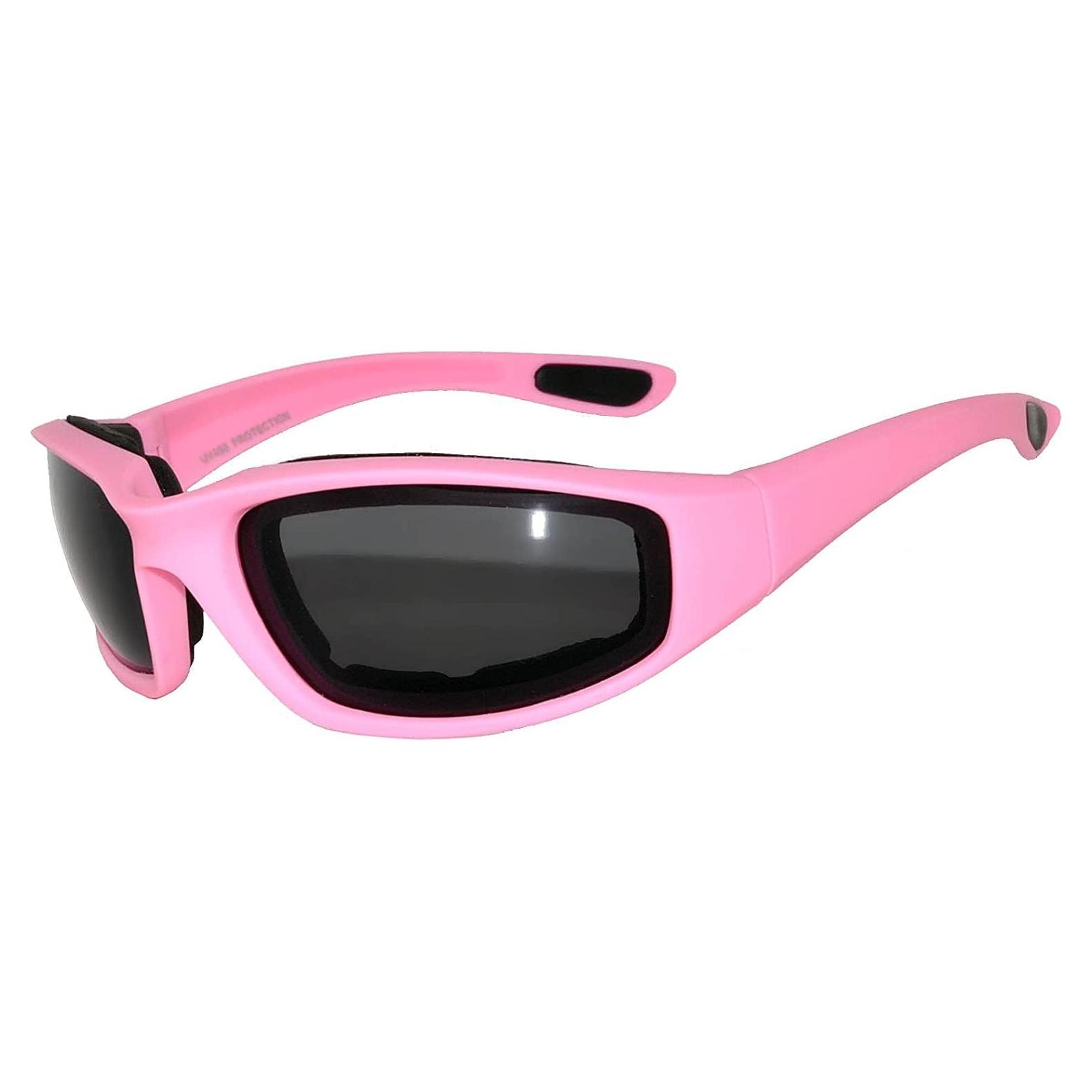 Gafas de moto OWL con lente clara y espejo ahumado UV400