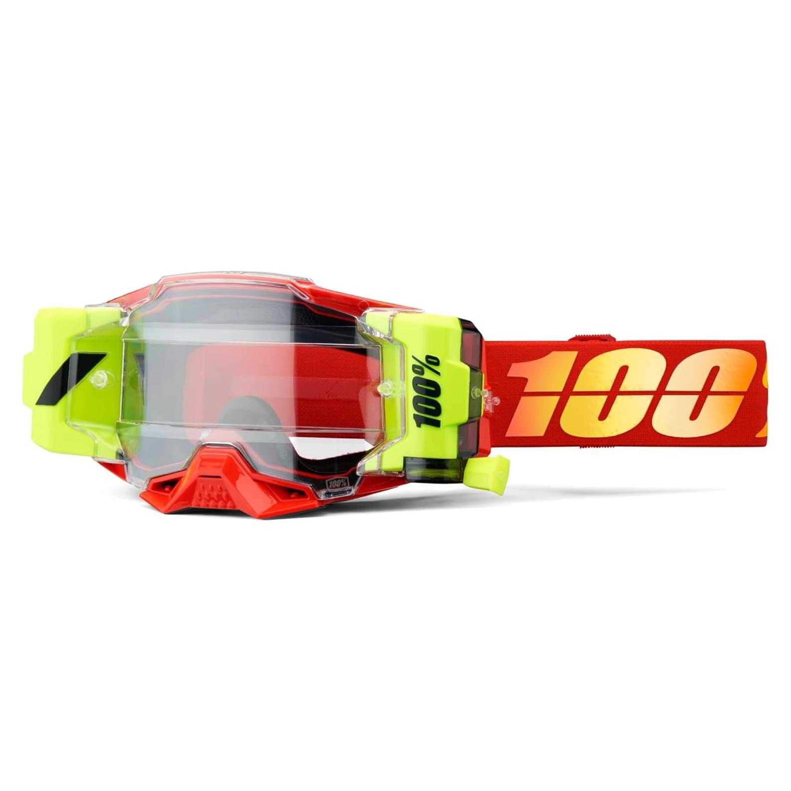 Gafas de Motocross 100% Armega Forecast Adultos Rojo/Transparente