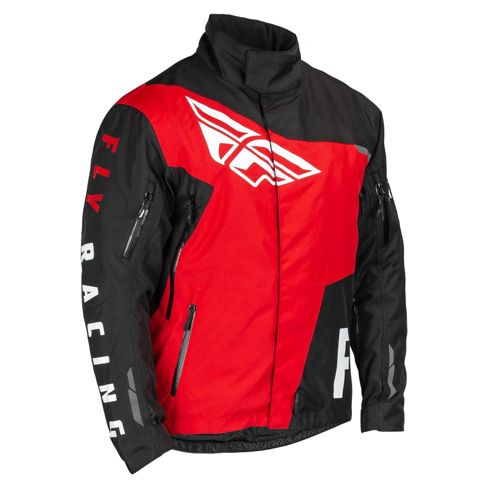 Chaqueta de Nieve Fly Racing SNX Pro para Hombre - Grande Negro/Rojo