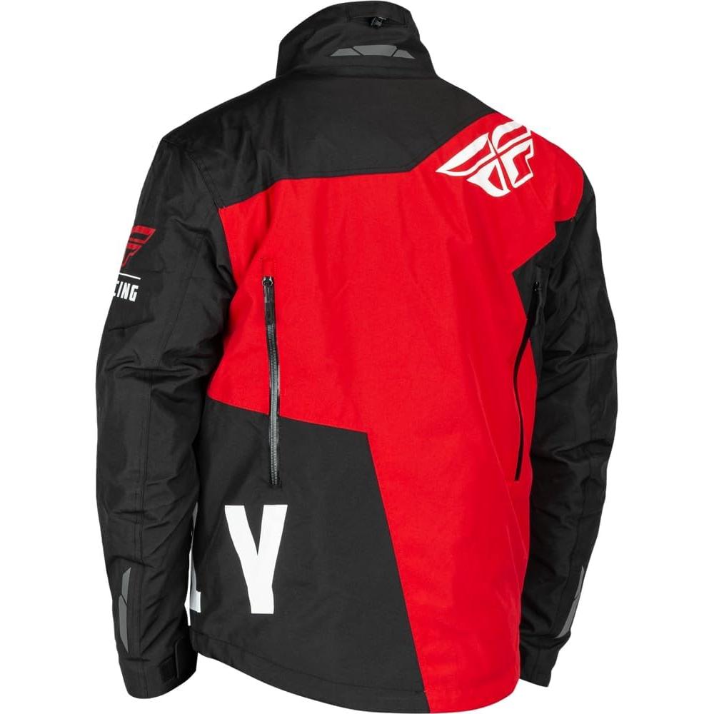 Chaqueta de Nieve Fly Racing SNX Pro para Hombre - Grande Negro/Rojo