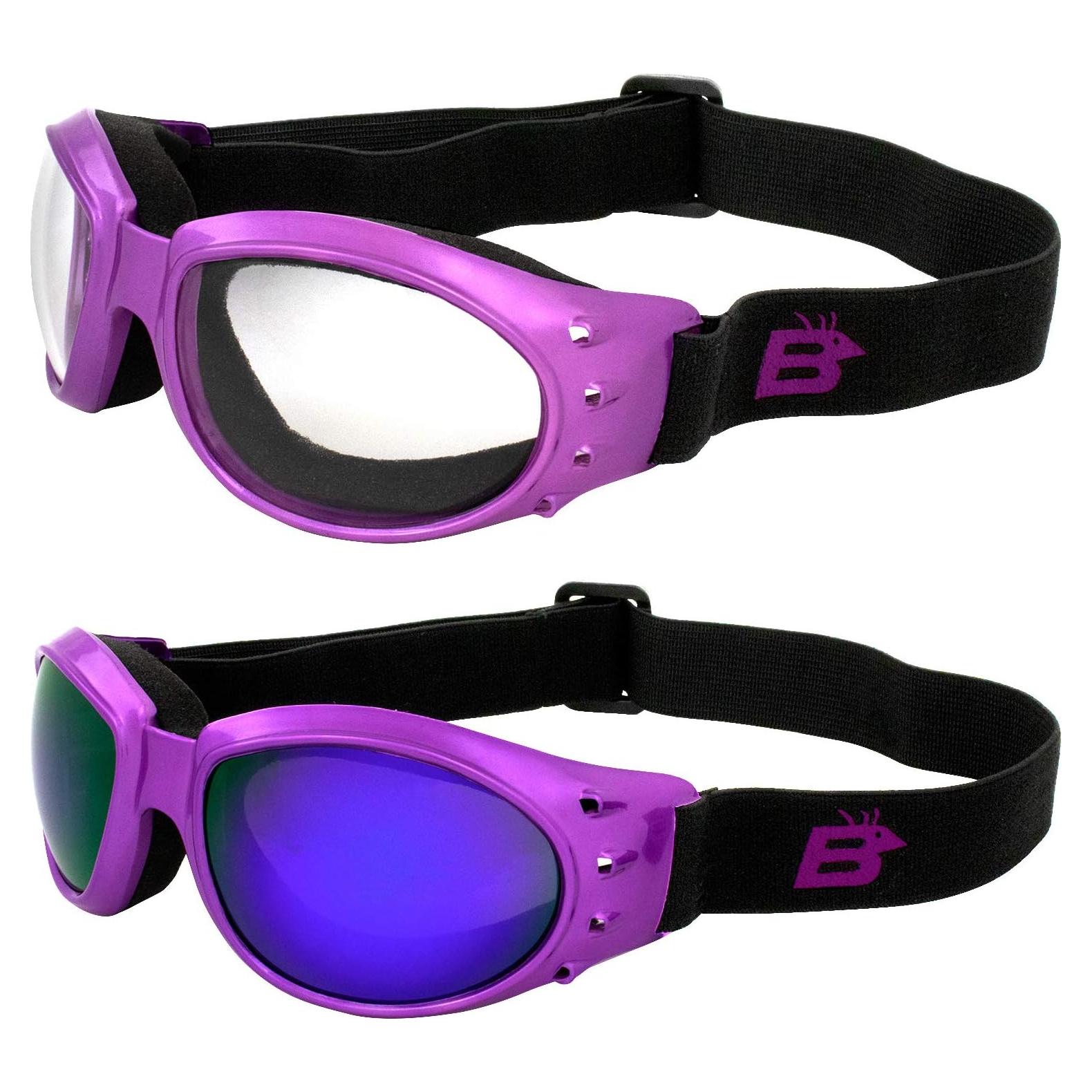 Gafas de Motocicleta Birdz Eyewear Eagle 2 Pares para Mujeres