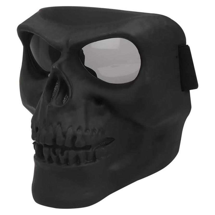 Máscara de Calavera Flantor para Airsoft y Paintball - Negro